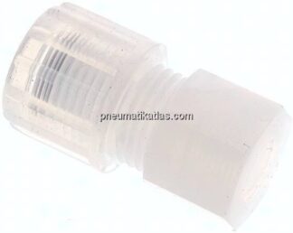 Aufschraub-Verschraubung G 1/8"-10x8mm, PFA
