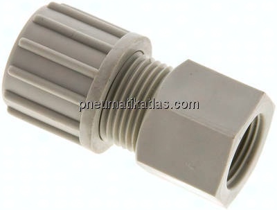 Aufschraub-Verschraubung G 3/8"-14x12mm, Polypropylen