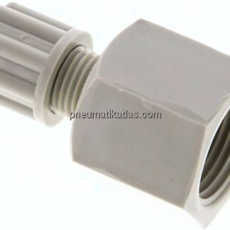 Aufschraub-Verschraubung G 3/8"-6x4mm, Polypropylen