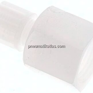 Aufschraub-Verschraubung G 3/8"-6x4mm, PVDF