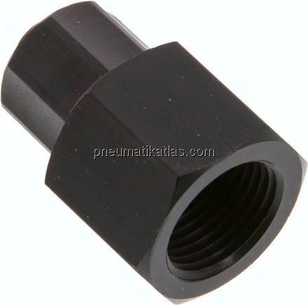 Aufschraub-Verschraubung G 3/8"-10x8mm, Aluminium