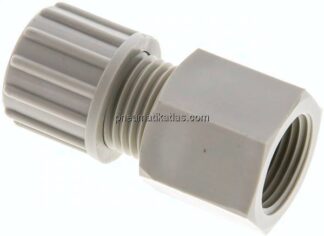 Aufschraub-Verschraubung G 3/8"-10x8mm, Polypropylen