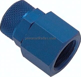 Aufschraub-Verschraubung G 1/8"-6x4mm, Aluminium