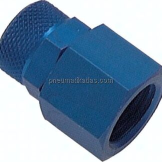 Aufschraub-Verschraubung G 1/8"-6x4mm, Aluminium