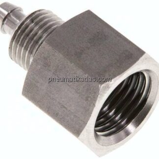 Aufschraub-Gewindestück G 1/4"-6x4mm, 1.4571 ohne Mutter
