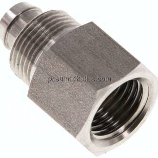 Aufschraub-Gewindestück G 1/4"-10x8mm, 1.4571 ohne Mutter