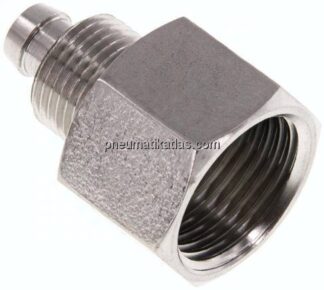 Aufschraub-Gewindestück G 3/8"-8x6mm, 1.4571 ohne Mutter