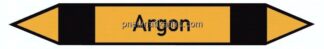 Rohrleitungskennzeichnung, 5er, 15 x 100, Argon