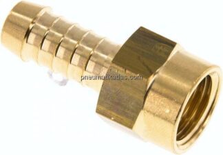 Aufschraub-Schlauchtülle M 14x1,5-9 (3/8")mm, Messing