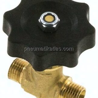 Kugel-Absperrventil, Messing,gerade, G 1/4", PN 40