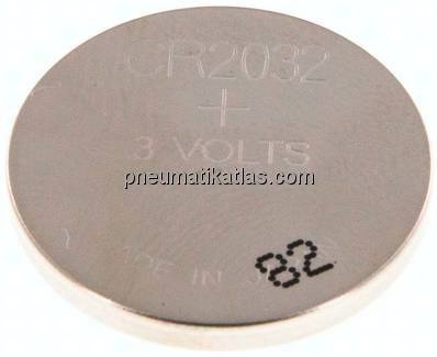 Knopfzelle CR2032, 1 Stk. - 20 x 3,2mm - 3 V (DC) - 220mAh