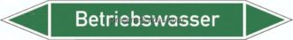 Rohrleitungskennzeichnung, 5er, 15 x 100, Betriebswasser