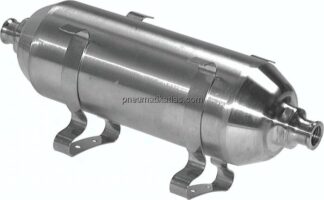 Edelstahl-Druckluftbehälter (1.4301) 0,1l, -0,95 bis 16bar