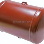 Druckluftbehälter 20l, 0 - 10bar, rot lackiert (RAL 3009, 2-K)