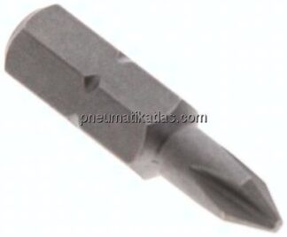 Bit, 1/4" (6,3mm), PH1, Standard