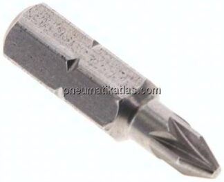 Bit, 1/4" (6,3mm), PZ1, Edelstahl