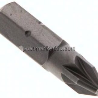 Bit, 1/4" (6,3mm), PZ2, Standard