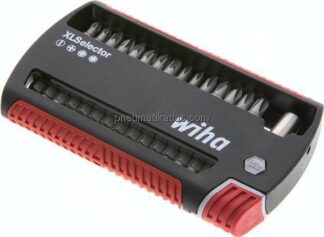 31-teiliges Bitsortiment "XLSelector" einschließlich magnetischem Bithalter. Box aus schlagfestem Ku