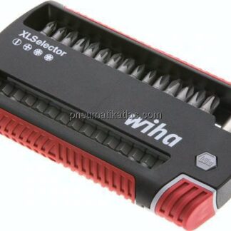 31-teiliges Bitsortiment "XLSelector" einschließlich magnetischem Bithalter. Box aus schlagfestem Ku