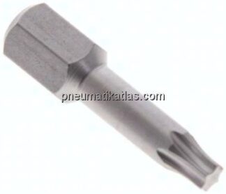 Bit, 1/4" (6,3mm), TX15, Edelstahl