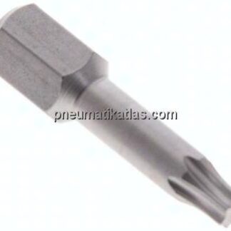 Bit, 1/4" (6,3mm), TX15, Edelstahl