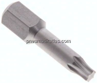 Bit, 1/4" (6,3mm), TX15, Edelstahl
