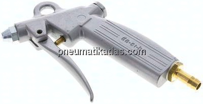 Blaspistole mit Kurzdüse Ø 1,5 (Standard), dosierbar, Schlauchtülle 9 (3/8")mm