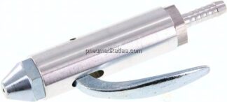 Gerader Ausblashahn, Schlauchtülle 6 (1/4")mm