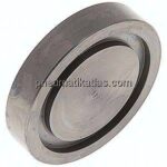 Blindplatte 1-1/4"-SAE (6000 PSI) (54,0mm) - ISO 6162