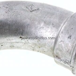 45°-Bogen Rp 2-1/2"(IG)-R 2-1/2"(AG), Temperguss verzinkt