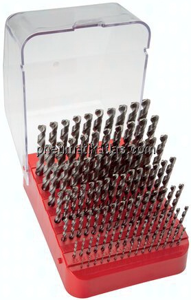 Spiralbohrer-Werkstattset 91 tlg, HSS-G