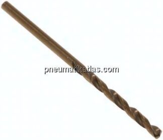 Spiralbohrer, DIN 338 N, HSS-G Co 5, Ø 2,5 mm