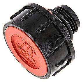 Einfüllschraube G 3/8", mit Luftfilter, Kunststoff