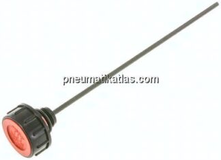 Einfüllschraube G 3/8", mit Luftfilter und Ölmessstab, Kunststoff