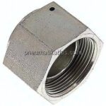 Verschlusskappe, 60° Kegel G 1-1/2", Stahl verzinkt