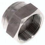 Verschlusskappe, 60° Kegel G 1-1/2", V4A