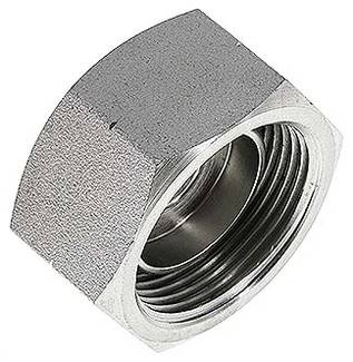 Verschlusskappe, 60° Kegel G 1-1/4", Stahl verzinkt