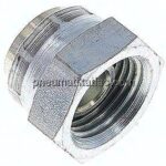 Verschlusskappe, 60° Kegel G 1/2", Stahl verzinkt