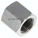 Verschlusskappe, 60° Kegel G 1/8", Stahl verzinkt