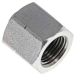 Verschlusskappe, 60° Kegel G 1/8", Stahl verzinkt