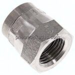 Verschlusskappe, 60° Kegel G 1/8", V4A