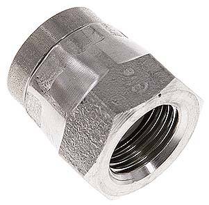 Verschlusskappe, 60° Kegel G 1/8", V4A