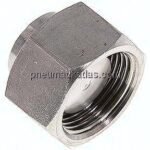 Verschlusskappe, 60° Kegel G 3/4", V4A