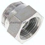 Verschlusskappe, 60° Kegel G 3/8", Stahl verzinkt