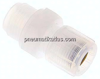 Gerade Verschraubung G 1/2"-12x10mm, PFA