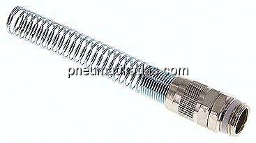 Gerade Verschraubung G 1/2"-15x12mm mit Knickschutz