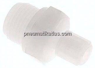 Gerade Verschraubung G 1/2"-6x4mm, PVDF
