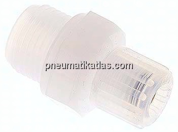 Gerade Verschraubung G 1/2"-8x6mm, PFA