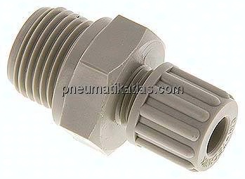 Gerade Verschraubung G 1/2"-8x6mm, Polypropylen