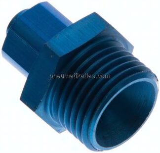 Gerade Verschraubung G 1/2"-10x8mm, Aluminium